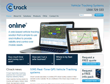 Tablet Screenshot of ctrack.com.au